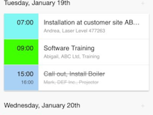 Schedule it Software - Training courses, tasks, and employee holiday can all be managed in Schedule It