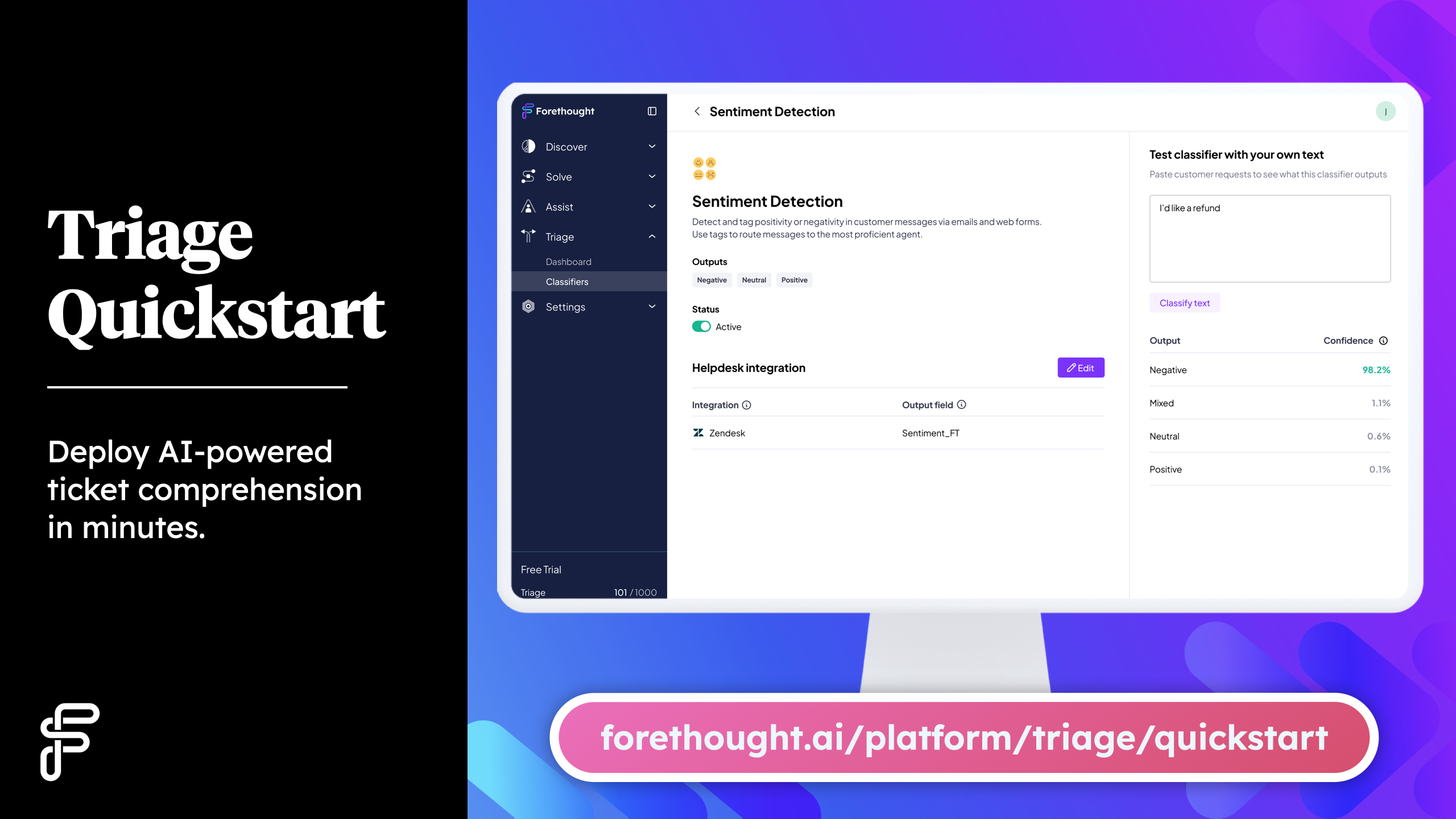 a presentation program created by forethought inc