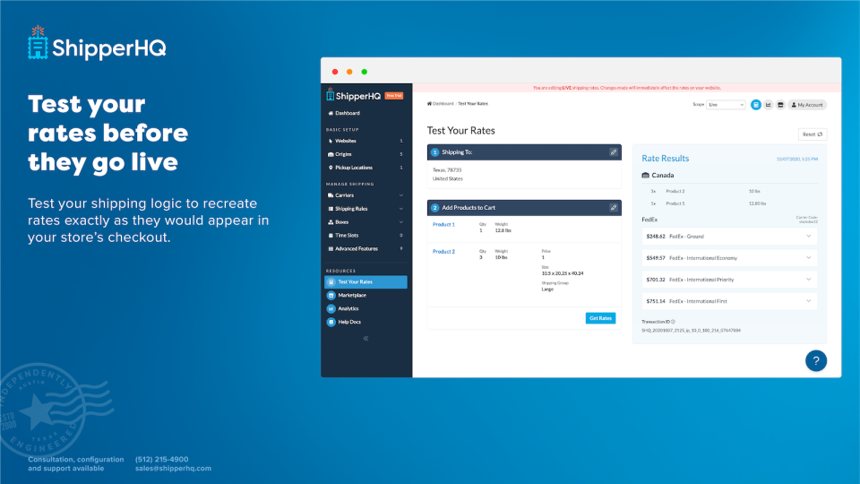 Test your rates-thumb