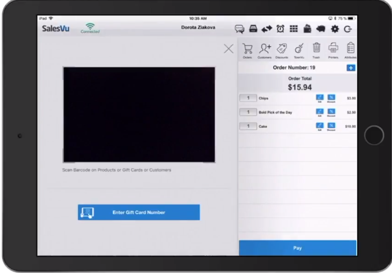 SalesVu Software - POS by Salesvu: billing screenshot