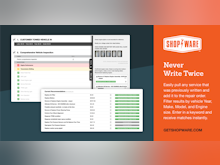 Shop-Ware Software - Write ROs in Seconds
