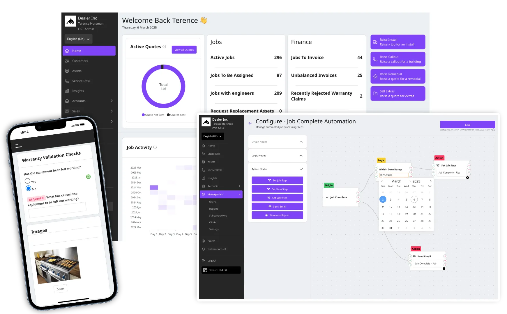 ORCA screenshot: ORCA dashboard