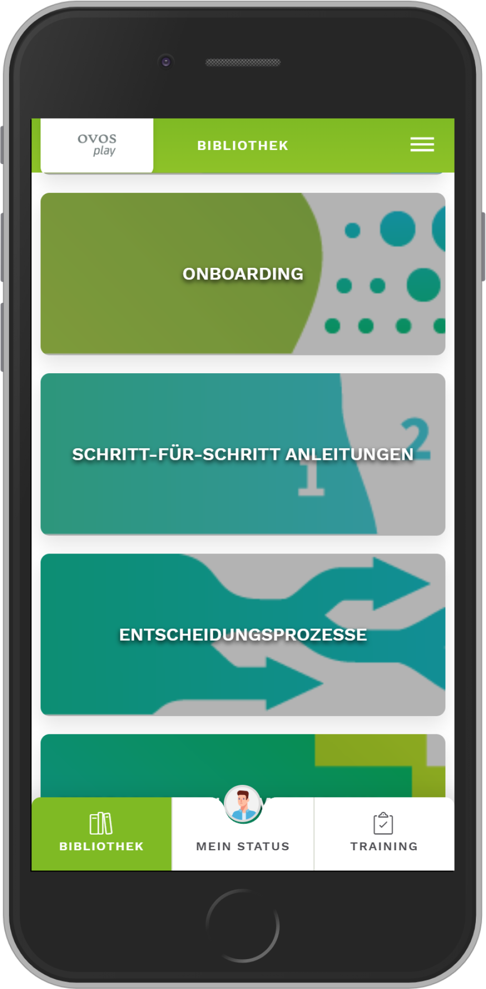 ovos play Software - Ovos play training modules