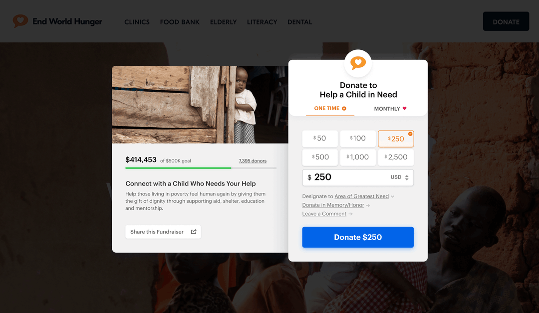 GiveForms screenshot: GiveForms lets you seamlessly embed a form on your website, allowing visitors to donate using credit card, PayPal, Google Pay or bank transfers. With a focus on intuitive, human centered design, GiveForms goal is to help you increase your online donations