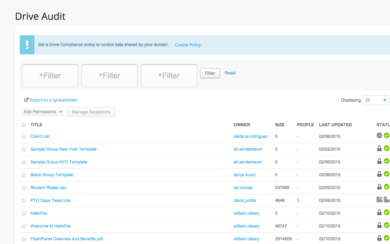 Drive Compliance Engine