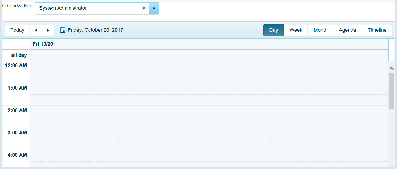 StaffingSoft screenshot: With the calendar tool users can schedule interviews and events with candidates or employees