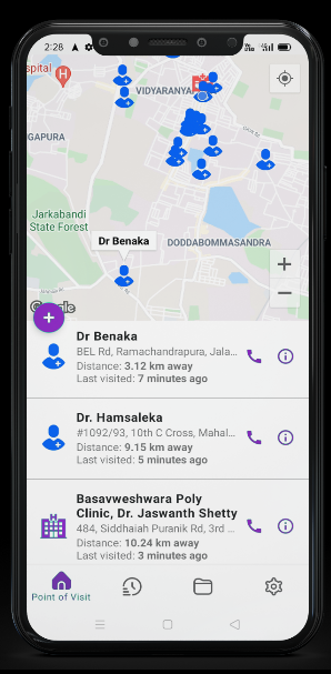 ServiceWRK screenshot: ServiceWRK maps