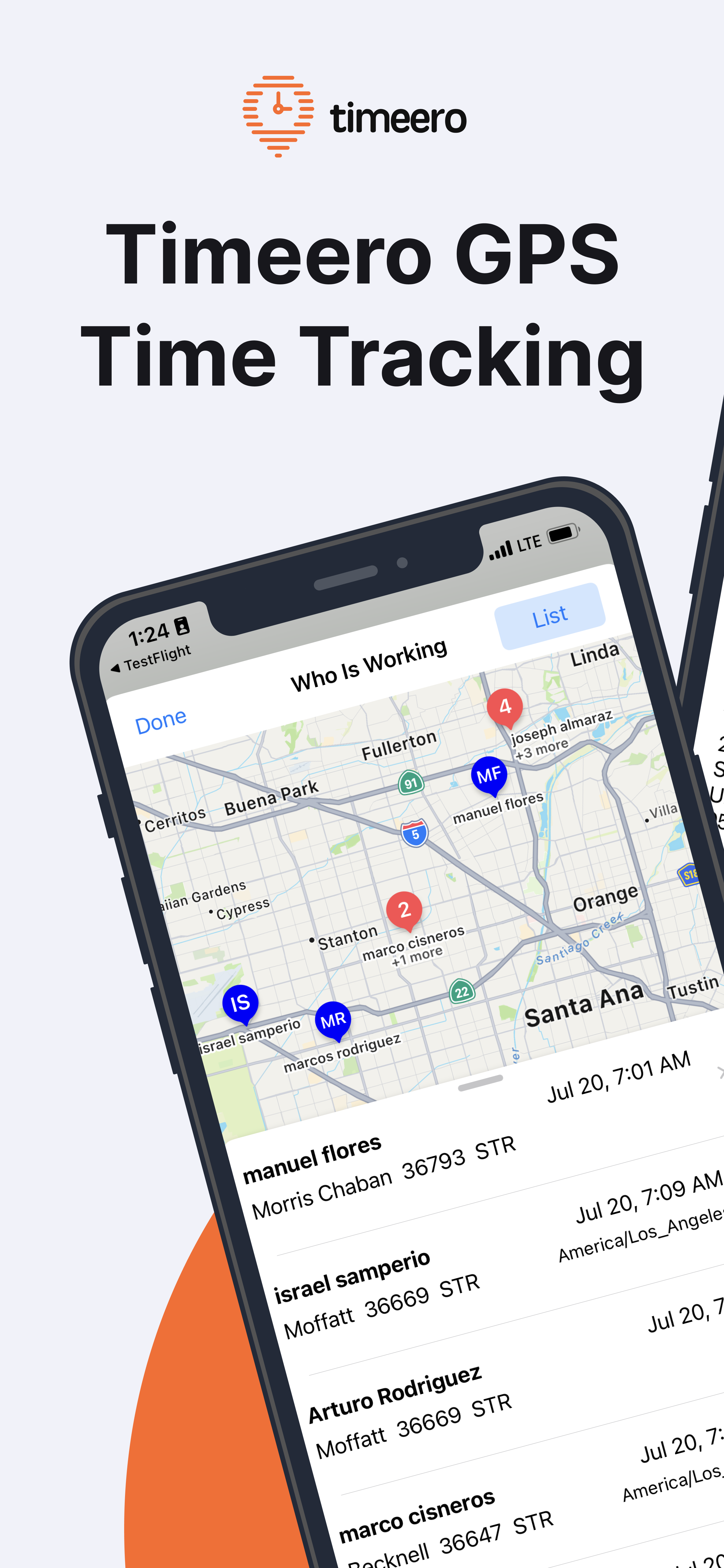 Time, GPS and Mileage Tracking App that goes with you. 