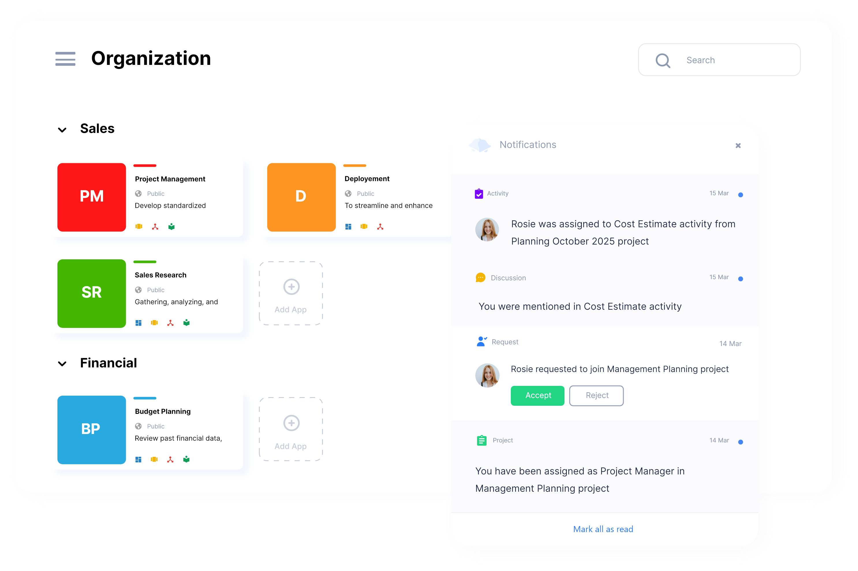Planally screenshot: No-code platform to automate and workflow 

Automate your workflow and manage tasks and initiatives seamlessly - all with one powerful platform. 