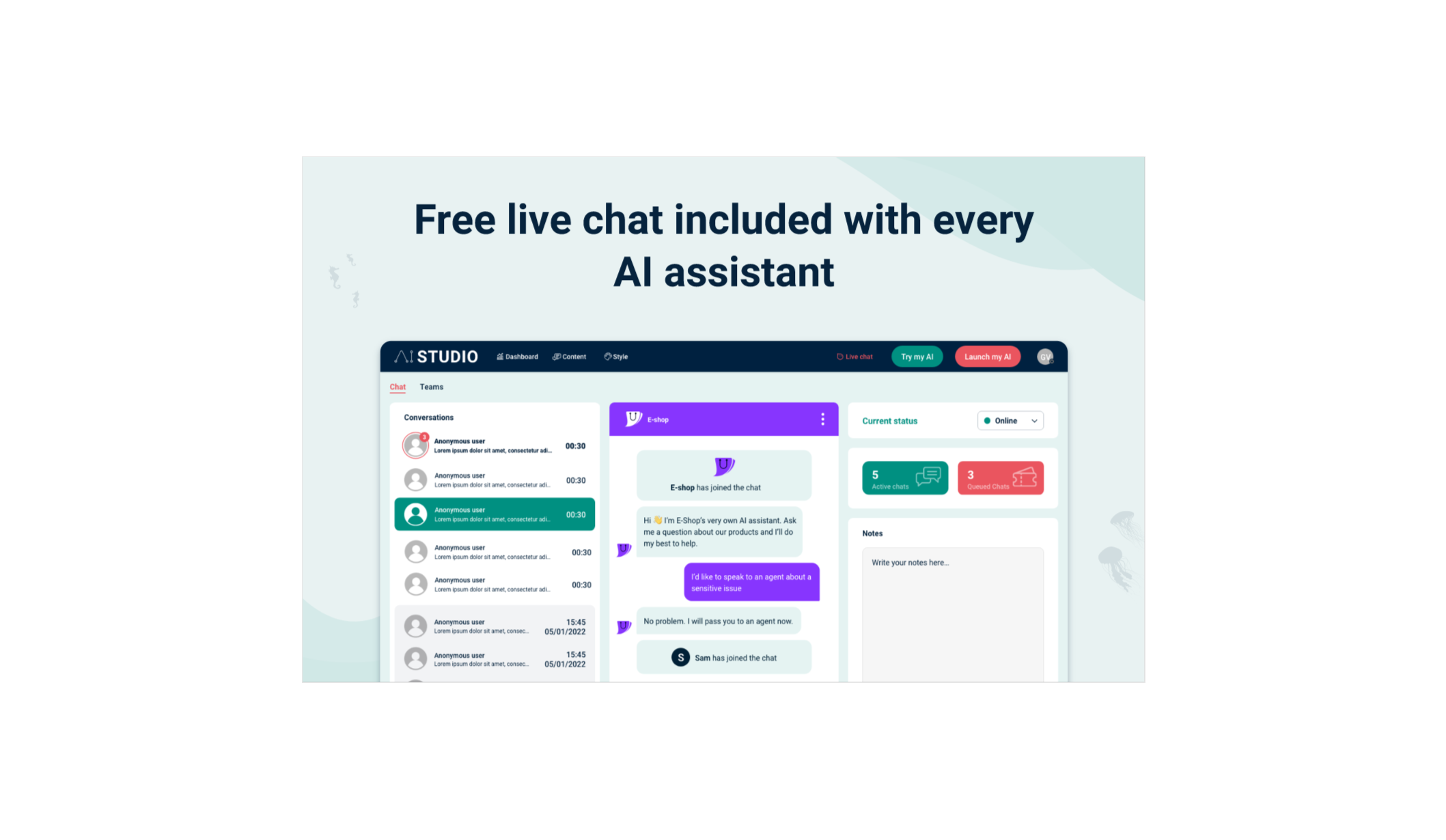 EBI.AI Software - Free lie chat