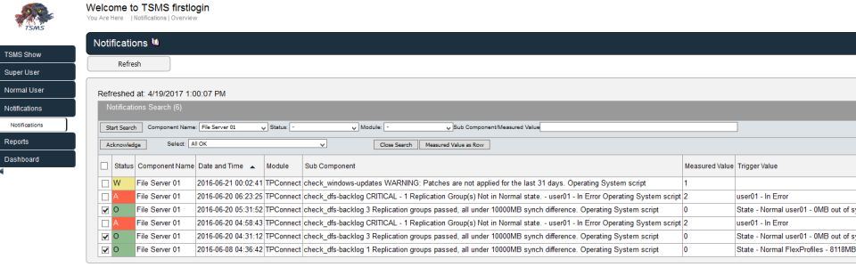 TSMS Software - 5