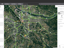 Fleet Complete Software - Fleet and driver locations can be visualized on maps