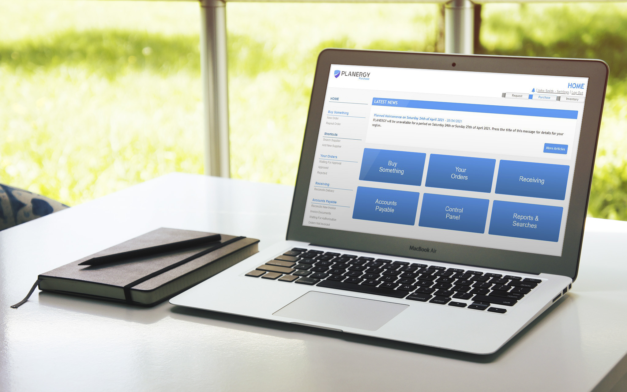 Planergy screenshot: You can use all of our features from anywhere on any device with an internet connection.