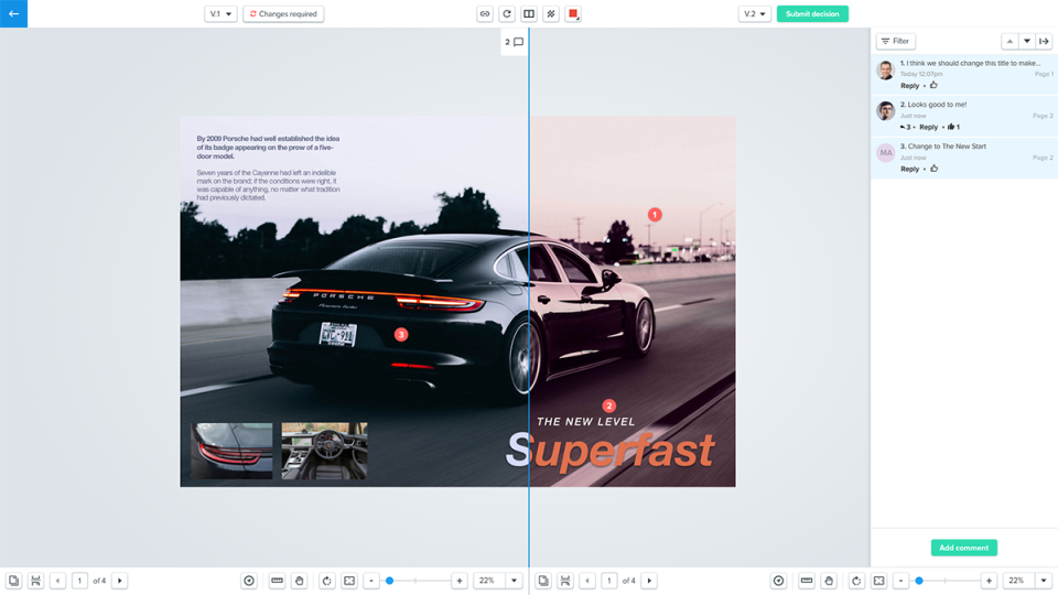 Ziflow compare content