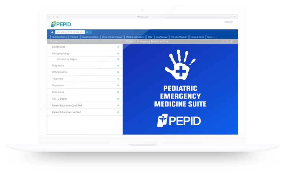 PEPID PEDS Logiciel - 2