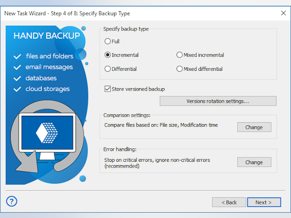 Handy Backup Software - 3