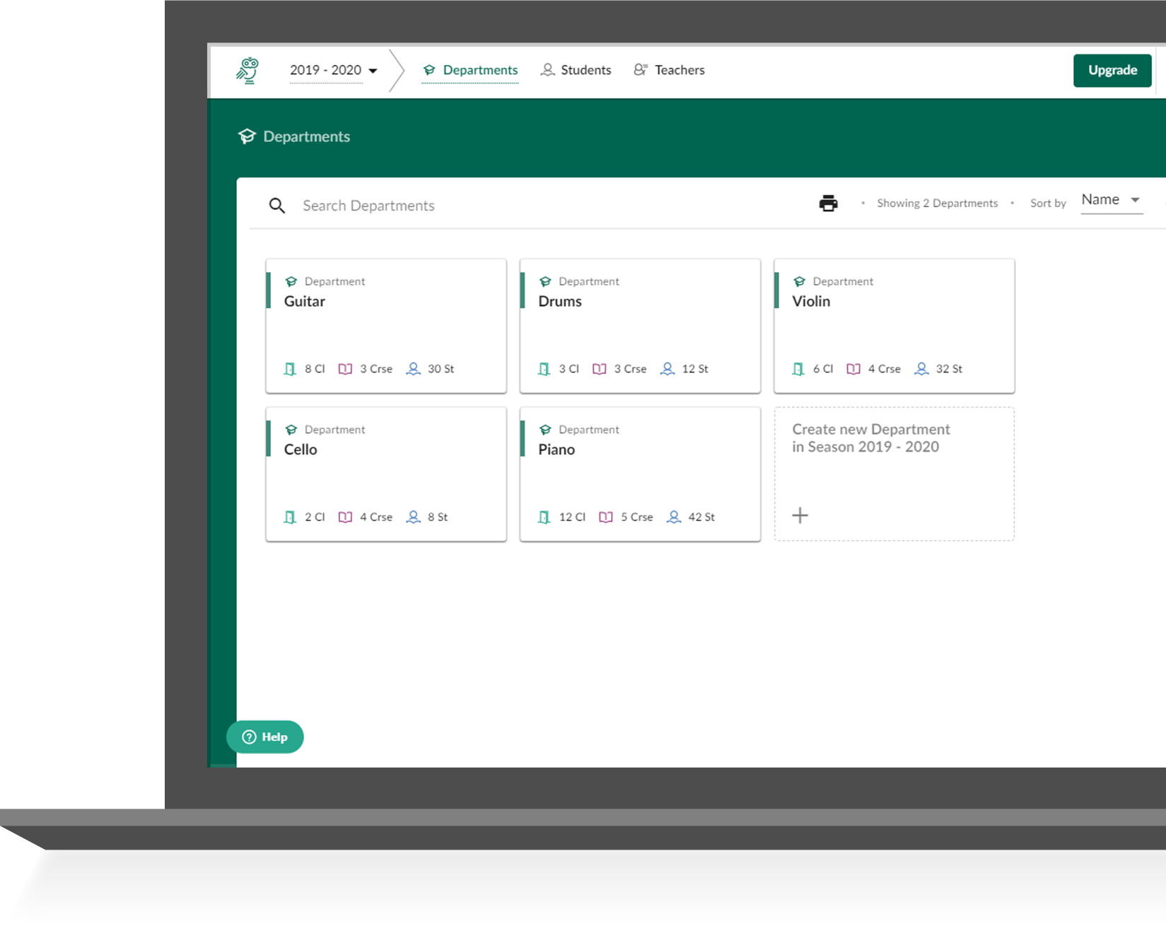 DreamClass Software - DreamClass department management