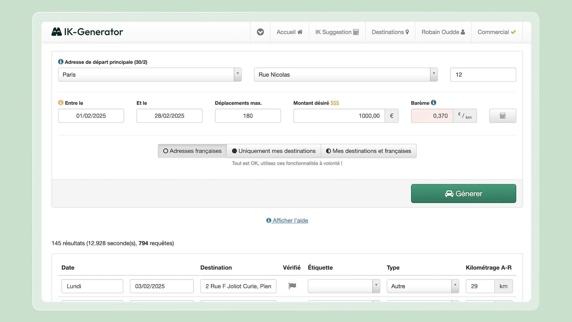 IK-Generator screenshot: IK-Generator main interface