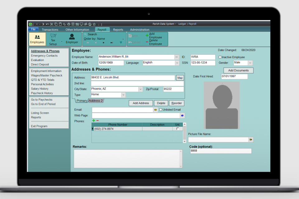 Parish Data System Software - 1