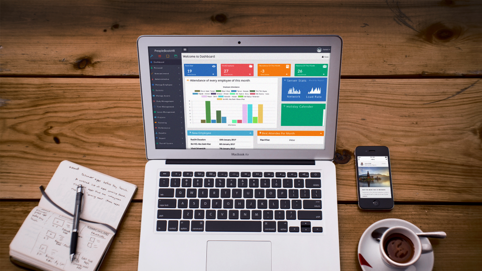 PeopleBookHR screenshot: PeopleBookHR is a comprehensive online HR solution boasting centralized web and mobile app-based access