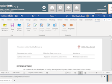 SimplerQMS Software - SimplerQMS Document Control Management features enforce the use of standardized and approved forms which are created by Microsoft Office. This allows users to easily draft new documents like instructions, CAPAs, and others, based on your customized forms.