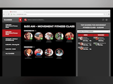 Zen Planner Software - Display current class workouts and top performers for members to view while they check-in
