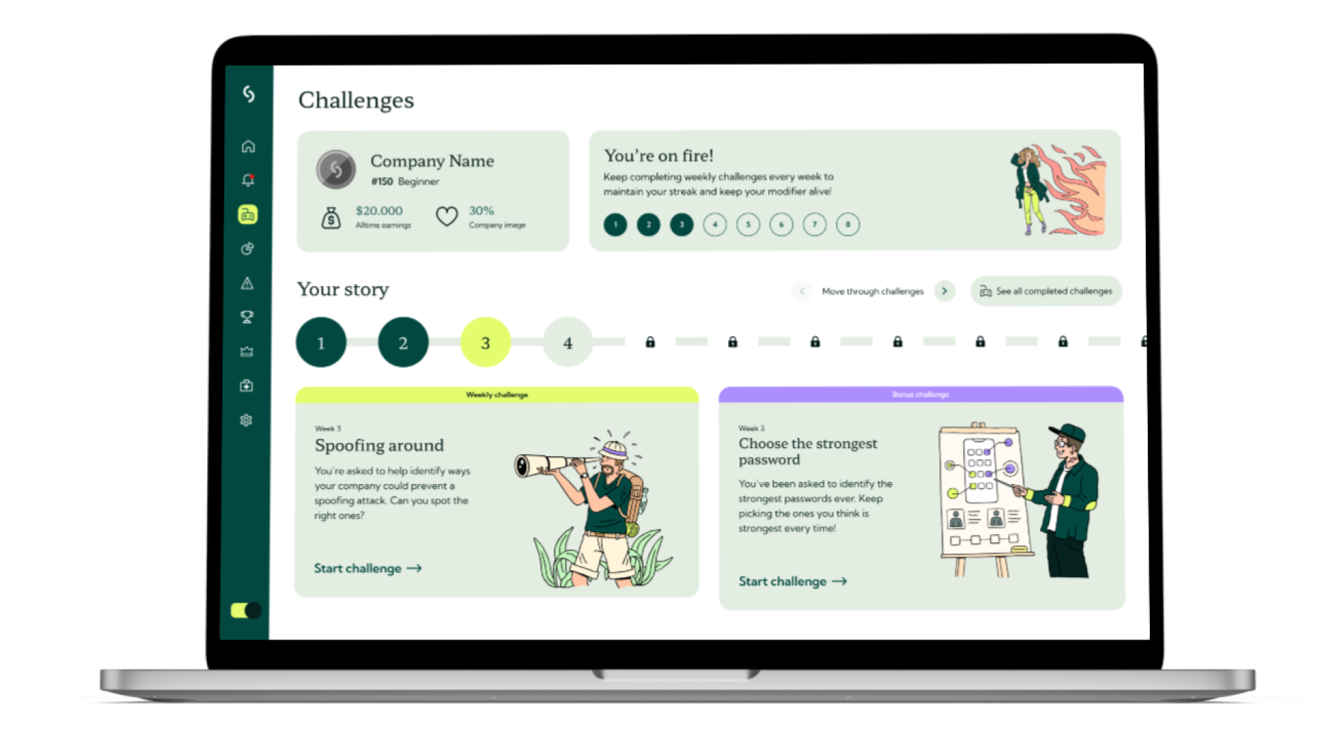 Guardey Software - Train employees with unique cyber awareness gamification.