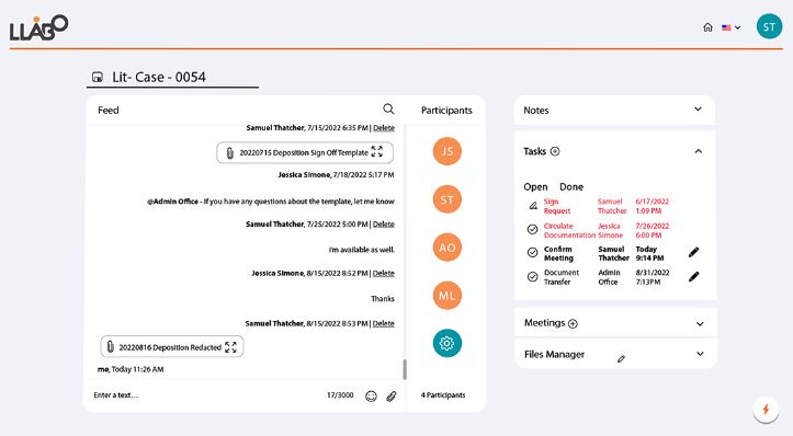 Llabo screenshot: Efficient, seamless all-in-one solution for your firm’s technology needs. Avoid time burden and costs associated with maintaining multiple software subscriptions. Eliminate potential incompatibility issues between different software providers.