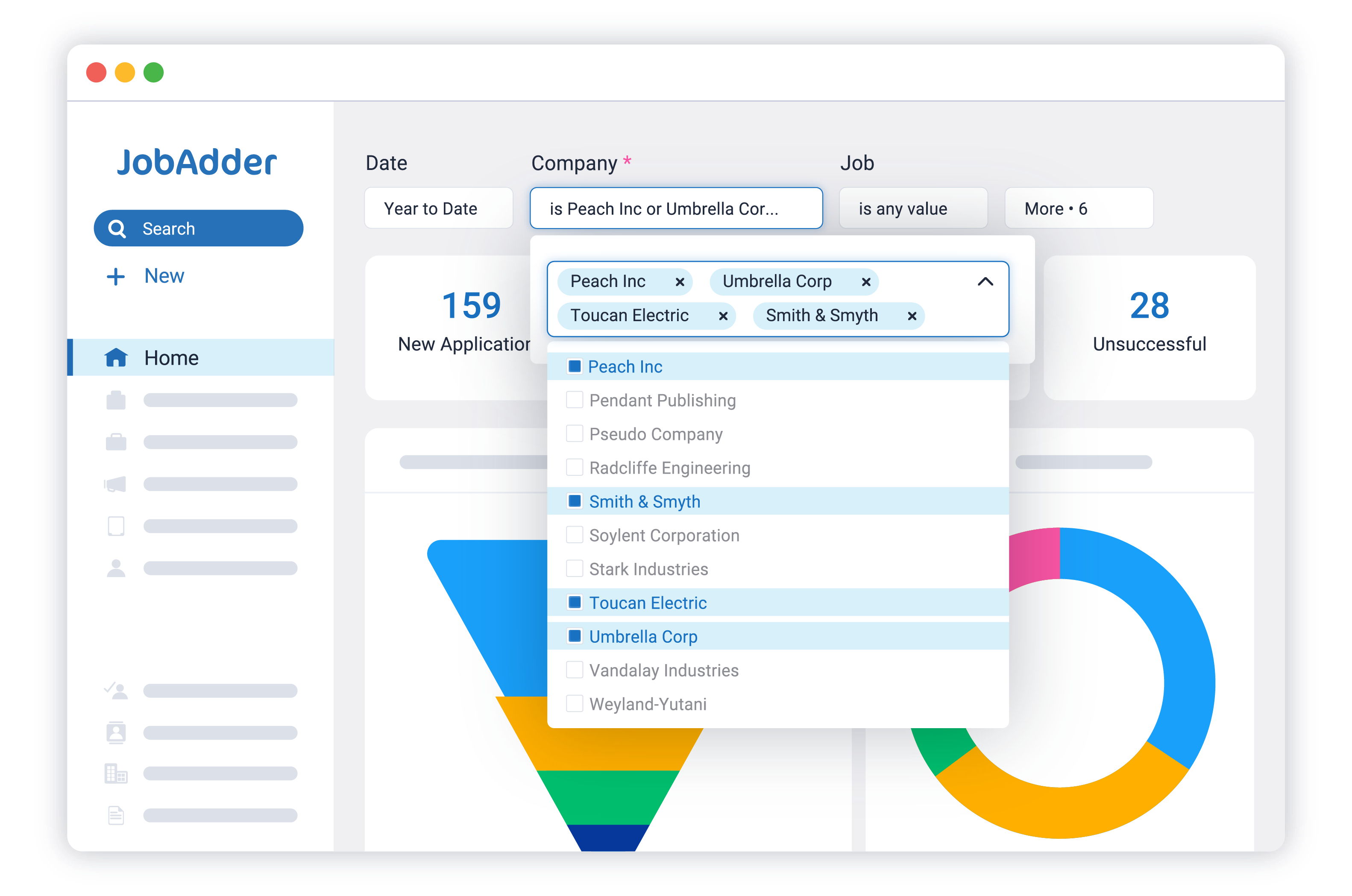 JobAdder Software - Discover operational efficiency gains with real-time recruitment analytics.