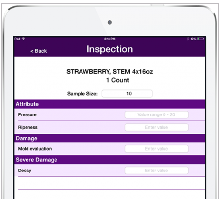 Produce Pro Software Software - Access and view an inspection summary