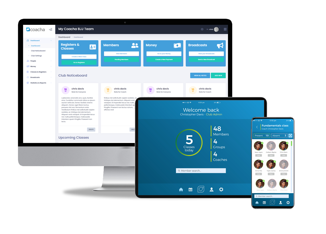 Coacha  screenshot: Coacha use on any device
