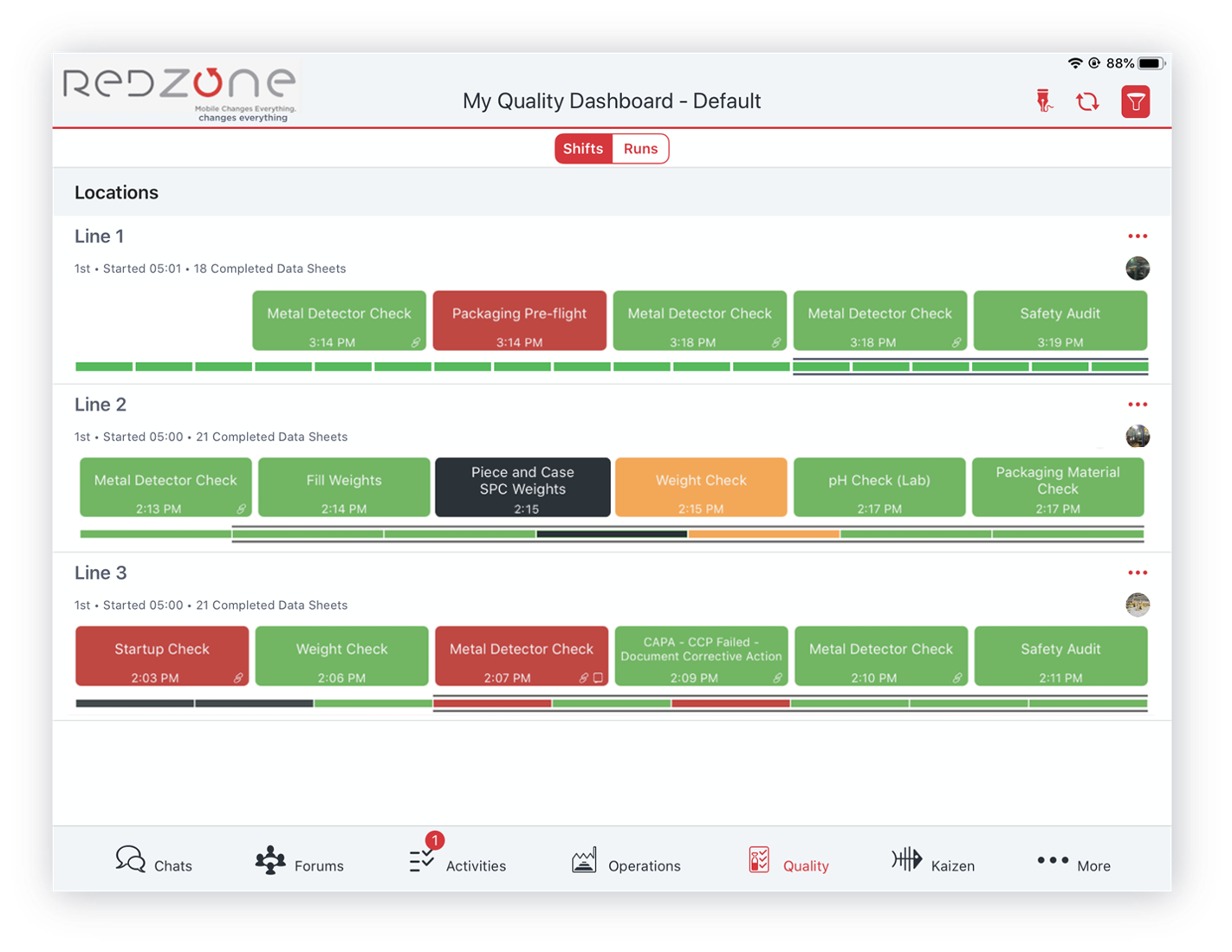 Compare QAD Redzone vs SafetyChain 2023 Capterra