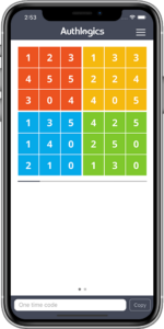 Authlogics MFA Software - Authlogics MFA PINgrid