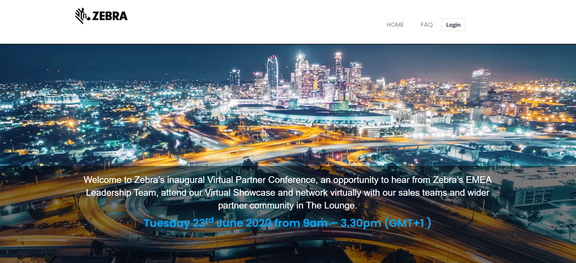 vFairs Event Landing Page