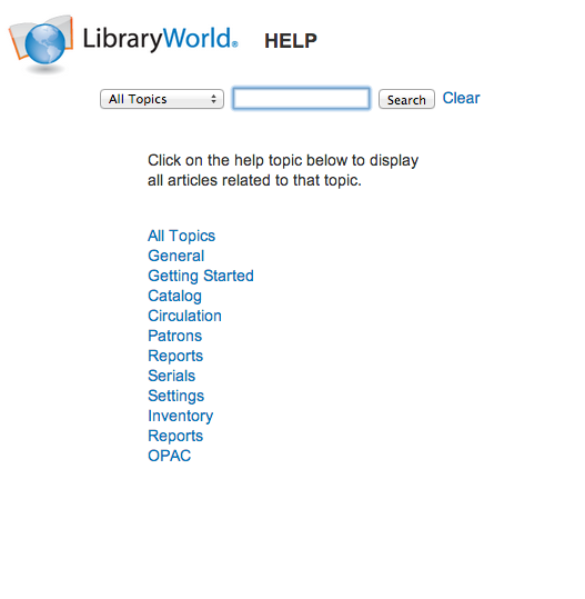 LibraryWorld Software - 3