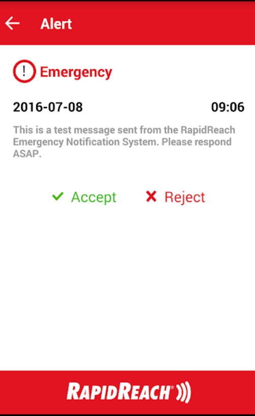 RapidReach Software - RapidReach ENS WEB alerts