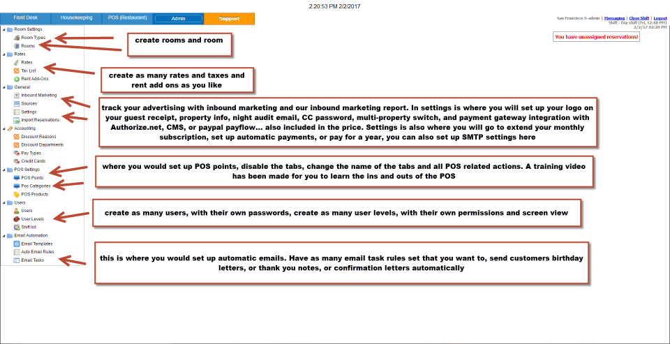 Inngenius PMS Software - 2