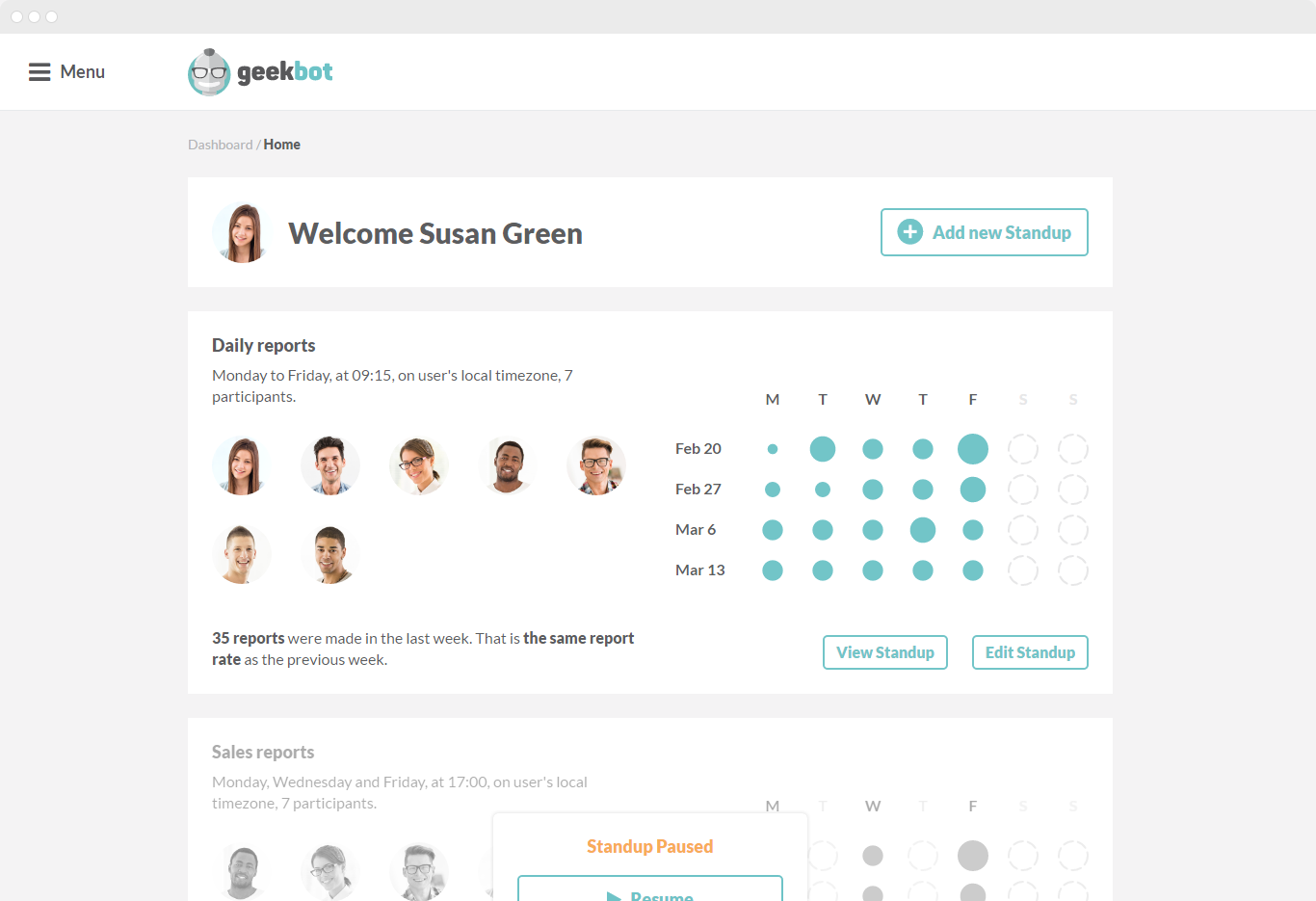 Geekbot Slack Geekbot Slack