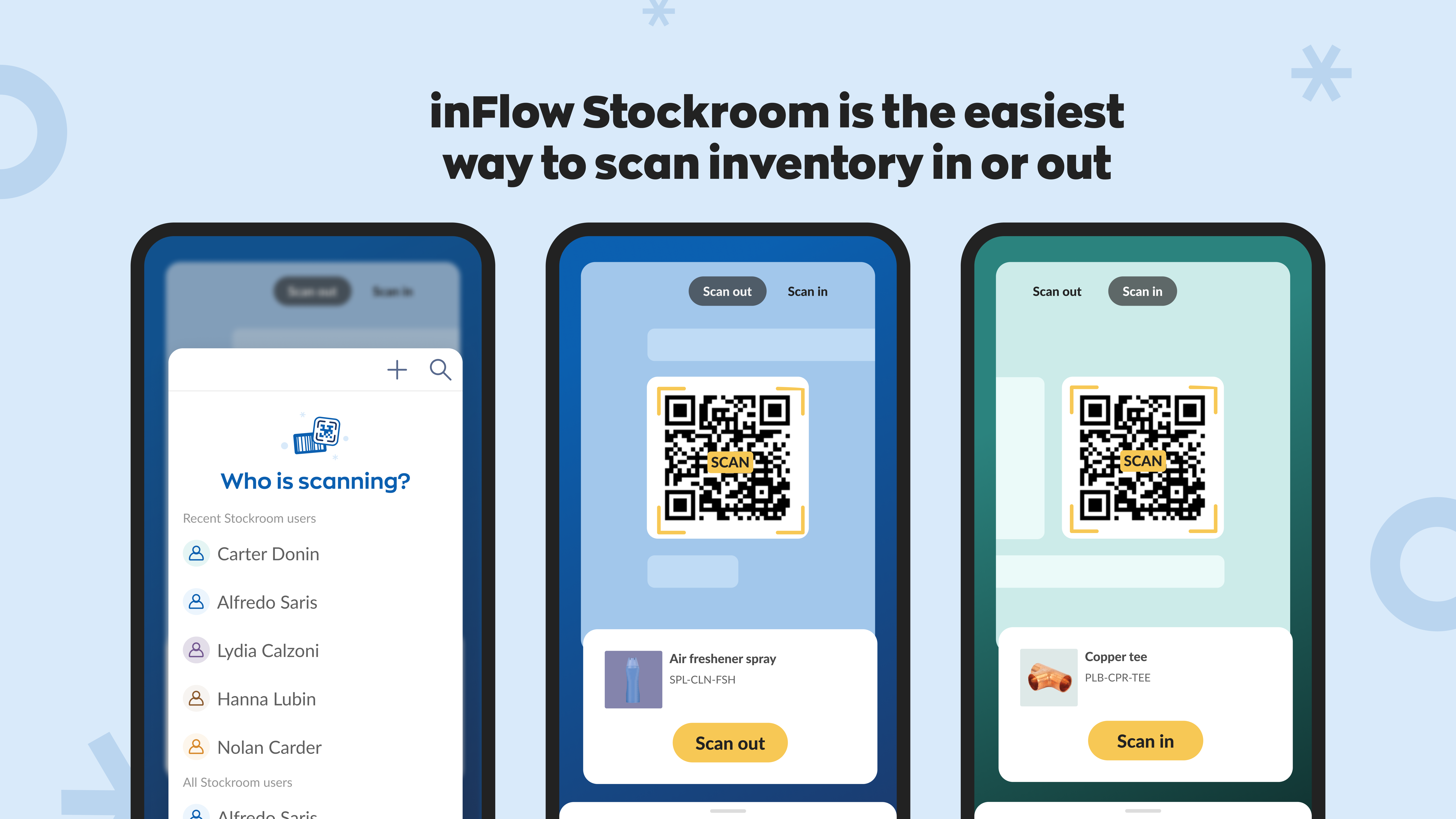 inFlow Stockroom screenshot: inFlow Stockroom overview