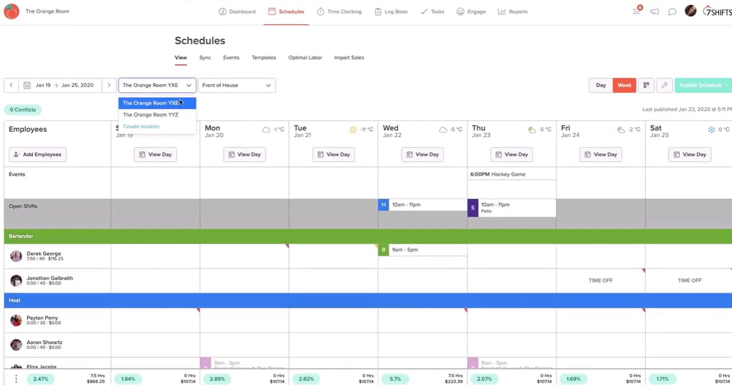 7shifts Software - 7shifts manage schedules