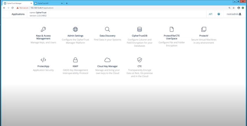 CipherTrust Data Security Platform Software - CipherTrust Data Security Platform applications