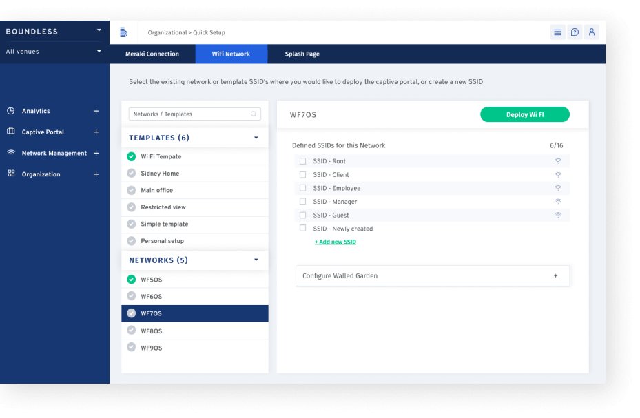 Boundless Guest screenshot: Boundless Guest WiFi networks