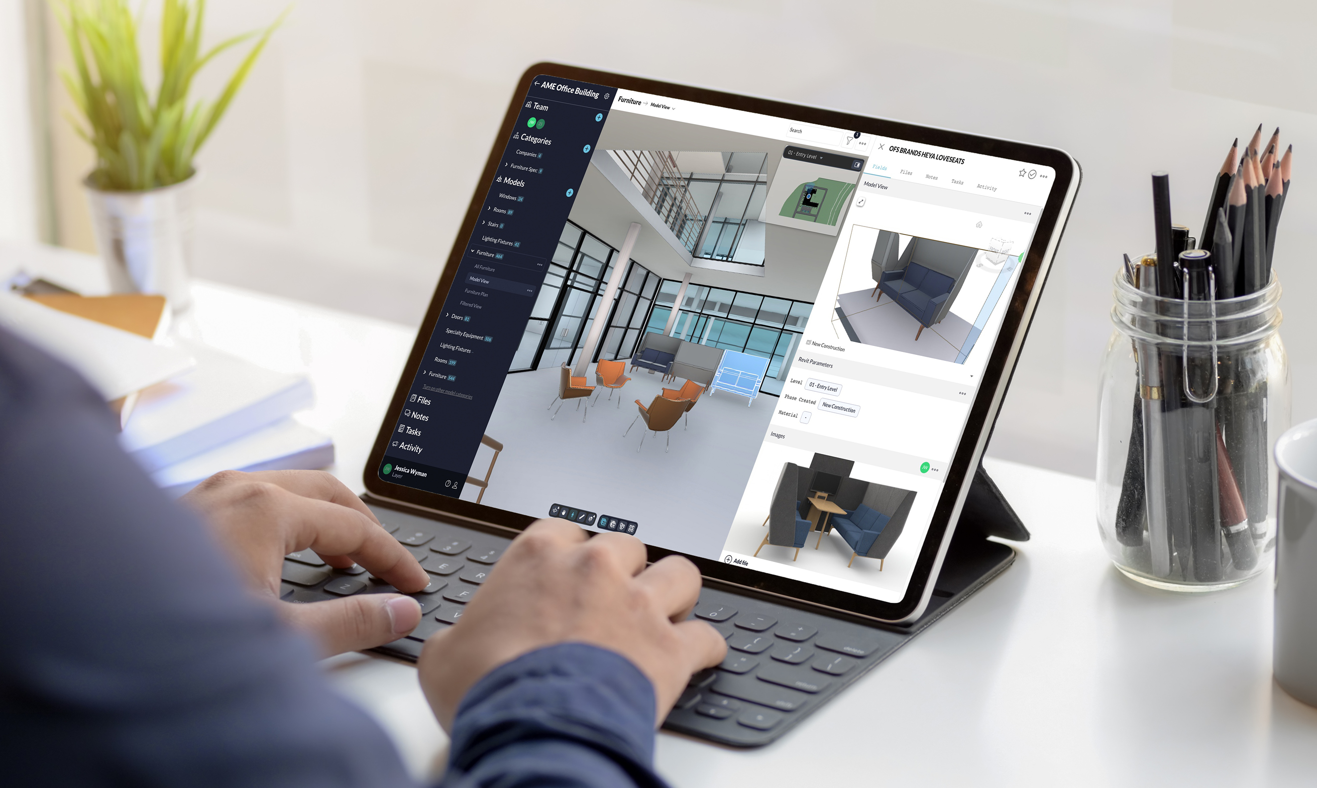 Layer screenshot: Say Hello to Layer App: The flexible database that connects directly to Revit.