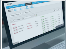 Azuga Fleet Software - The software offers a maintenance dashboard that provides a quick overview of vehicles requiring maintenance