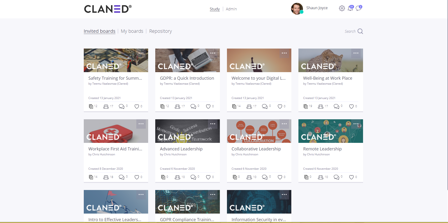 Claned Software - Intuitive User experience