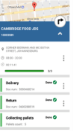 Mobisale proof of delivery