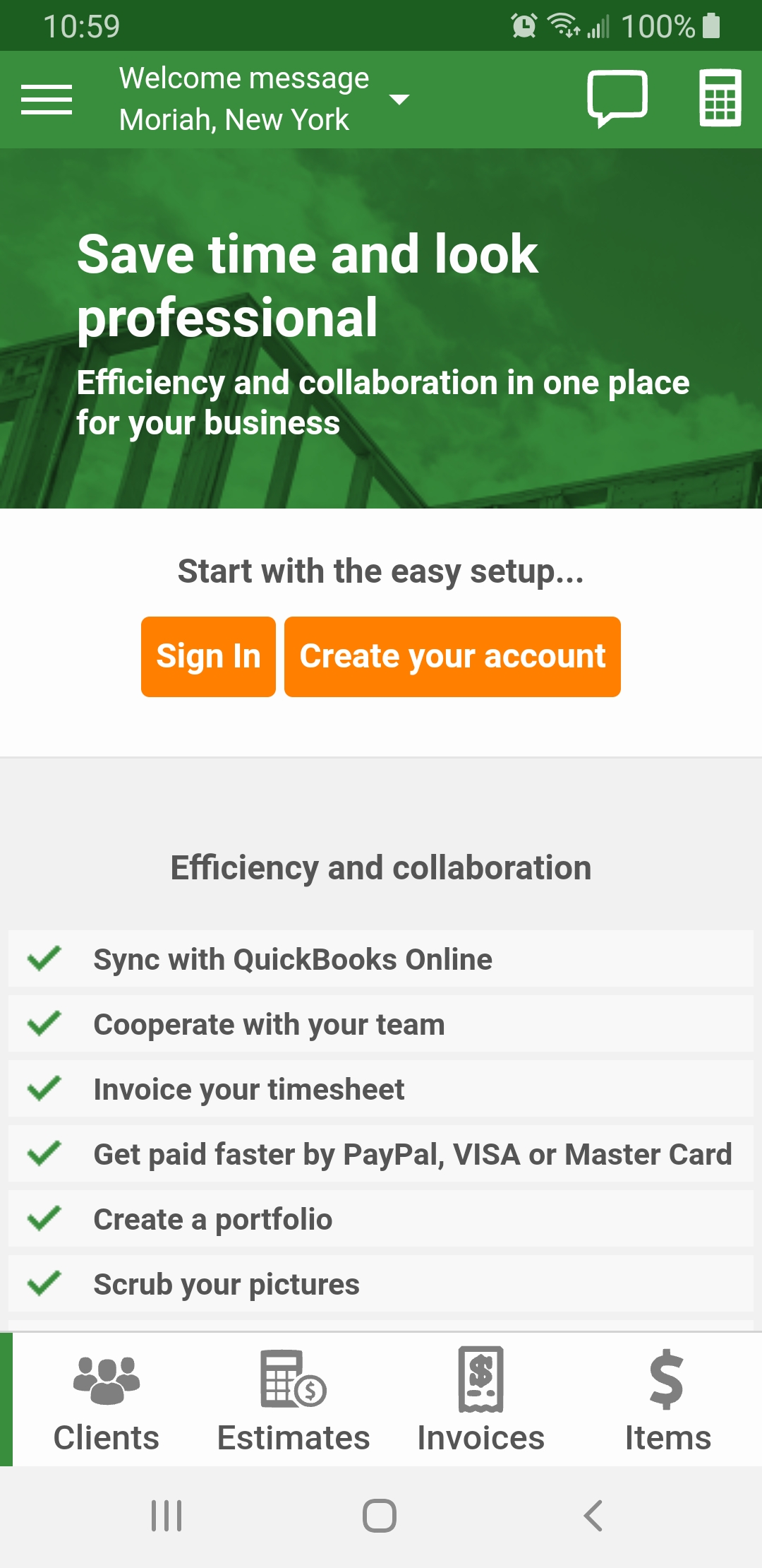GetCost screenshot: Dashboard of GetCost