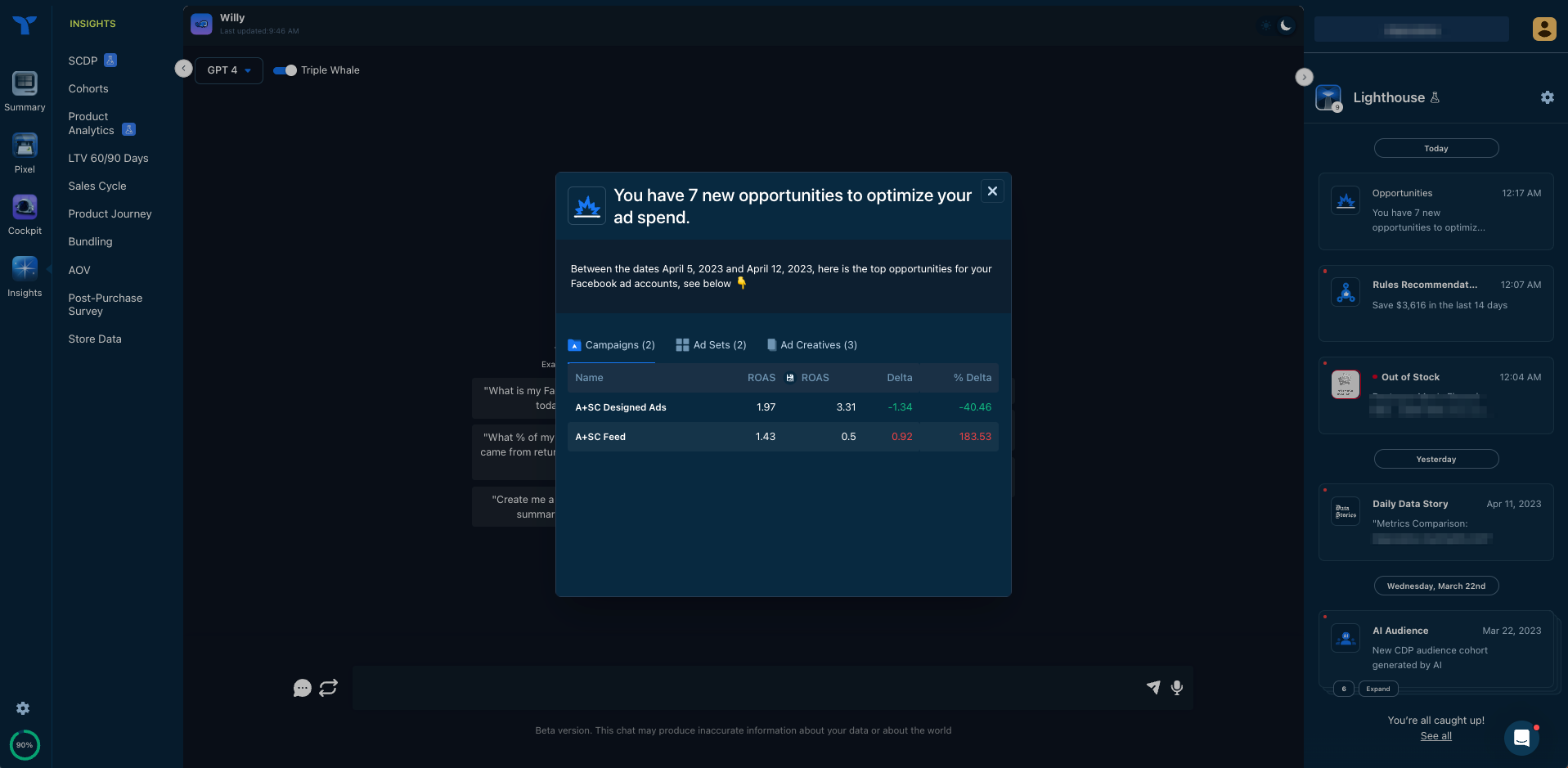 Triple Whale Price, Reviews & Ratings | GetApp Singapore 2026