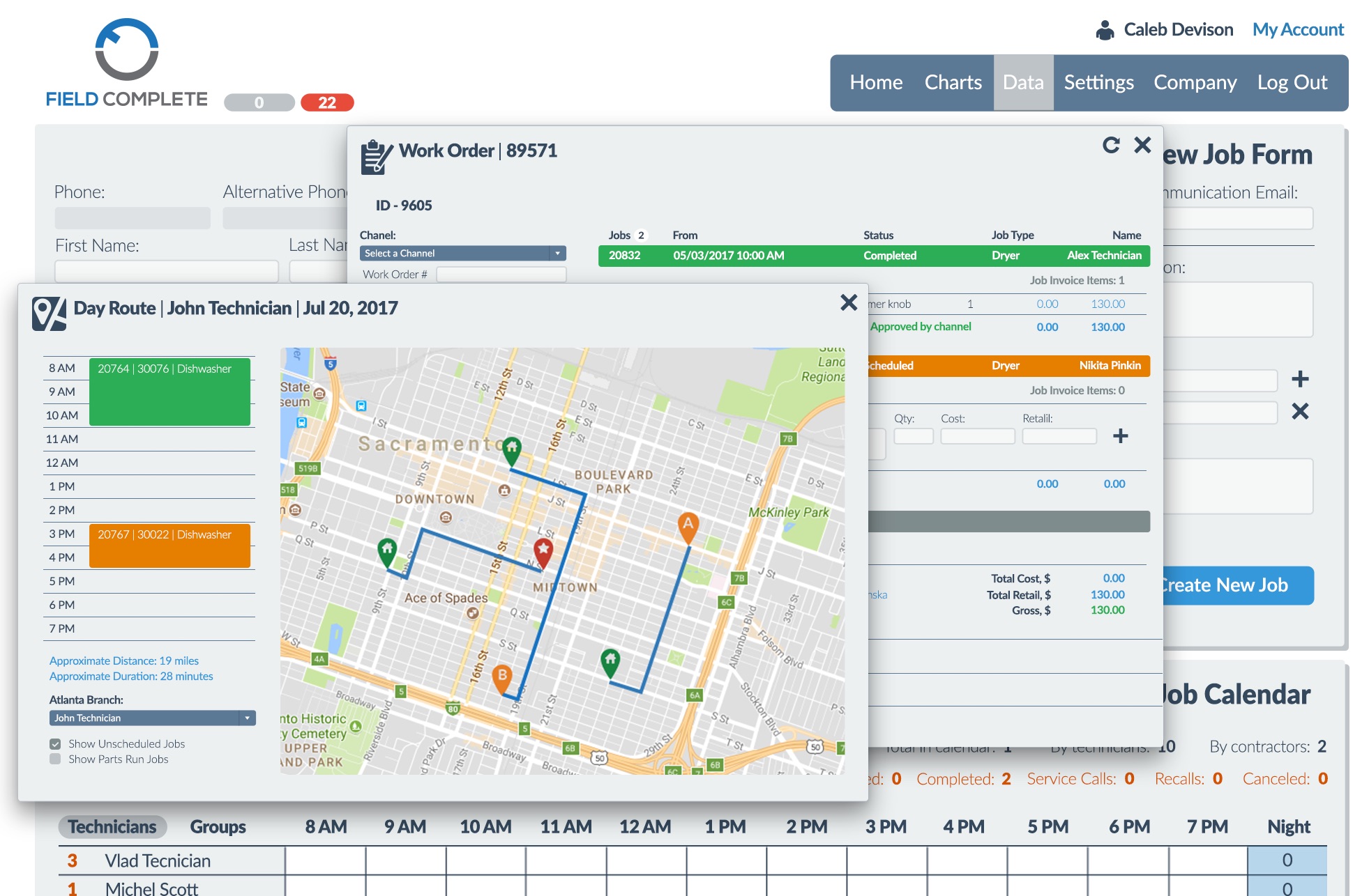 GPS routing