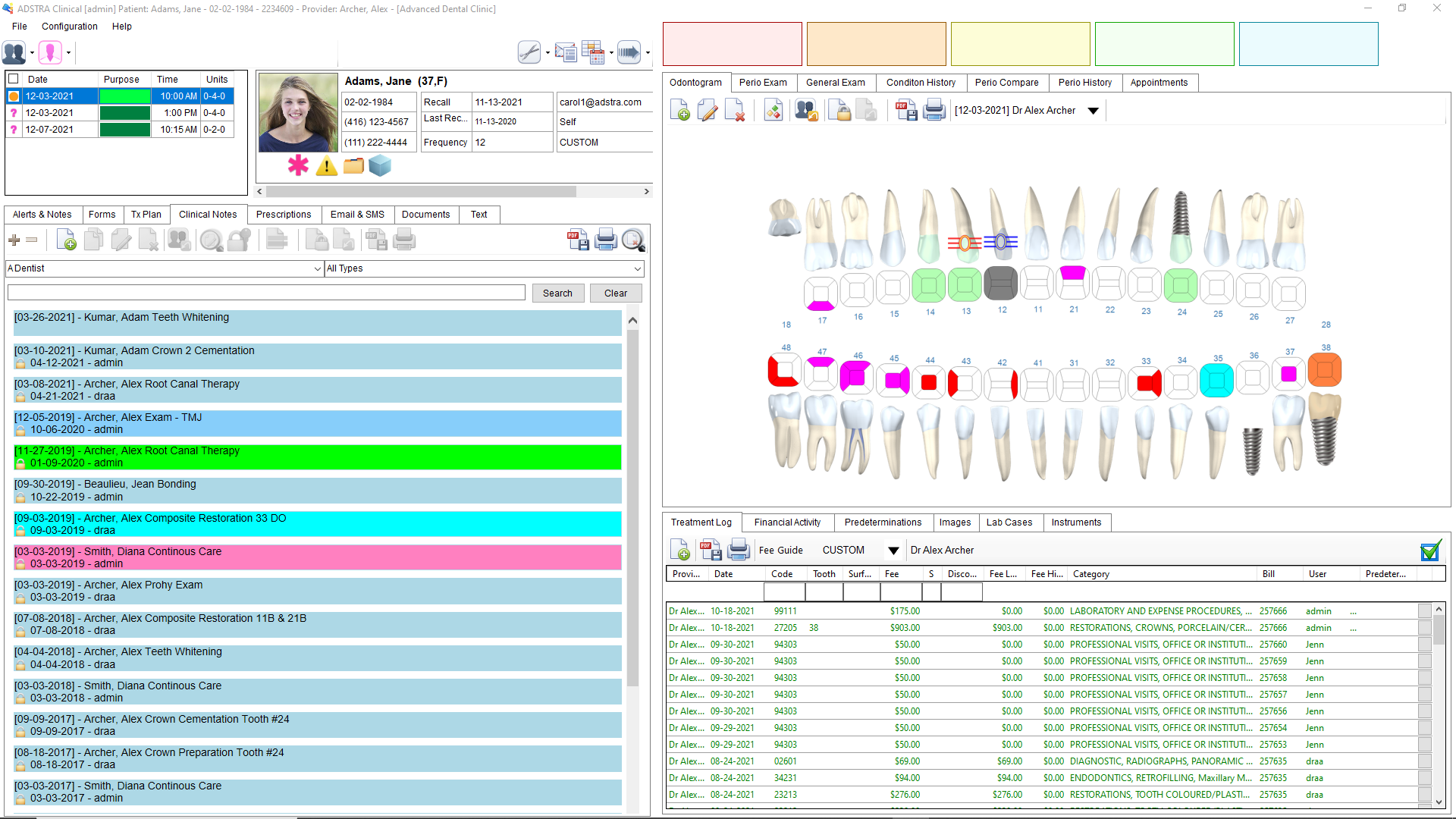 ADSTRA Dental Software Software - ADSTRA is an integrated dental software solution with an intuitive, user-friendly interface with tools for managing all aspects of patient care.